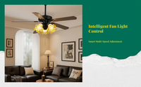 Vintage ceiling fan with remote