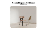 Upholstered Side Chair Modern Design Indoor Seating Fully Assembled Ergonomic Backrest for Interior Decorators, Reception Area