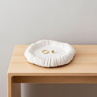 Jewelry Tray Irregular Band Holder Dish Textured Key Bowl for Dresser, Entryway