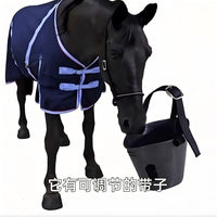 PVC Horse Mouth Cover Anti-Bite Muzzle Adjustable Durable Equestrian Supplies