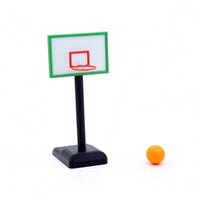 1/12 Scale Basketball Hoop Lightweight Dollhouse Basketball Hoop Bright Colors