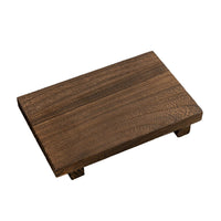 Wooden Rectangular Soap Dish and Flower Pot Base