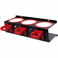Spray Bottle Storage Rack Sturdy Duty Metal Car Detailing Tool Rack Car Detailing Tool Holder Easy Installation