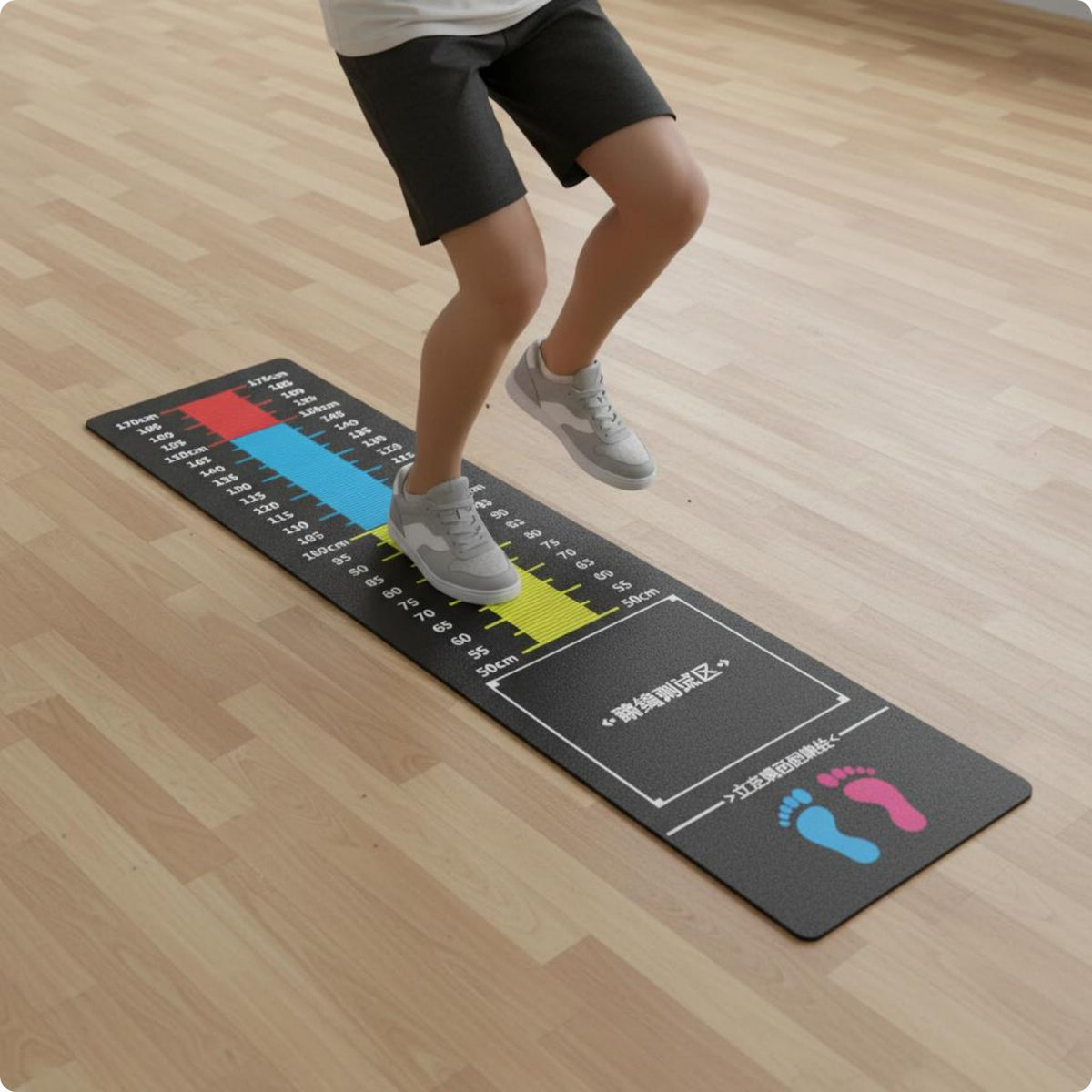 Standing Long Jump Mat Exam Standard Long Jump Test Mat Non-Slip for Students