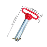 T-Handle Quick Release Pin Galvanized T-Handle Pin with Retaining Securing Ringlet Portable for Squat Racks