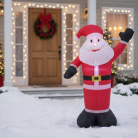Christmas Inflatable Santa Secure Inflatable Santa Character Yard Decoration Stable Oversized for Lawn, Garden