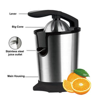 Electric Juicer, Stainless Steel, 800W, 400mL Capacity, 220V