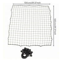 Black Soccer Rebound Net Outdoor Reinforced Border Net Hand-Finished Athletic Equipment Weatherproof
