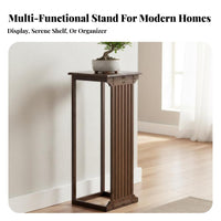 Multi-Tier Bamboo Display Rack New Chinese aesthetic Plant Stand Floor-Standing