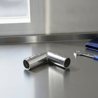 Elbow piping with Set Screws Polished Marine piping Fitting 2 Way 90 Degree Elbow Fitting for Handrails