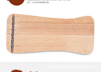 Mini Guzheng Solid Wood Finger Practice Device Portable Natural Wood Color Transparent Small Guzheng Practice