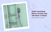 Digital temp control LED shower