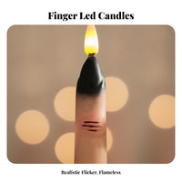 10 Pieces Realistic Digit-shapedShaped | Slender Tapered Body, Spooky, for Halloween
