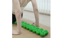 Pilates Massage Rod Segmented Massage Rod with Strap Stretching Stick with Strap Ergonomic Rehabilitation Equipment Versatile