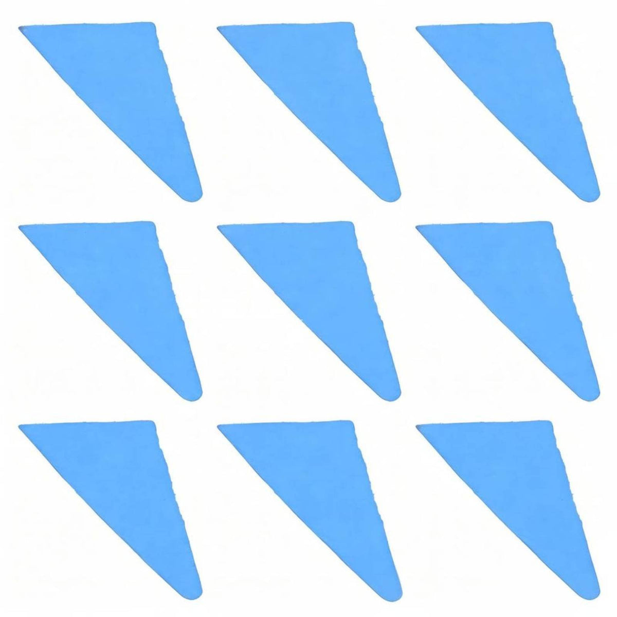 Triangle Cleaning Cloth Soft Material Instrument Sound Hole Cloth for Instrumentalists