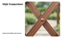 Weather-Resistant Wooden Lattice Divider Multi-Use Expandable Wooden Fence Easy Installation Extendable Garden Fence Stable Base for Gardeners, Homeowners, Pet Owners, Yard, Patio, Entryway, Balcony