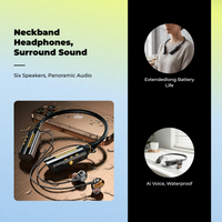 HiFi bass neckband headphones