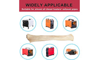 Fiberglass Exhaust Sleeve Braided Texture Exhaust Insulation Sleeve Easy Installation Auto Part for Mechanics, Vehicle Owners