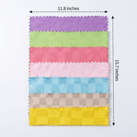 10-Pack Fish Scale Microfibre Cloth, Thick Cleaning Cloths for Glass and Mirrors, Mixed Color Dry and Wet Use Household Essentials