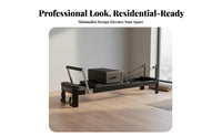 Pilates Reformer Bed Full-Body Workout Residential Pilates Reformer Professional Grade Aluminum Alloy Core Bed for Advanced Users