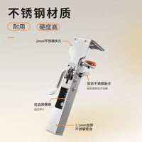 Stainless Steel Adjustable Drawer Clamp for Woodworking, Press Type, Quick Release