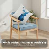 Upholstered Booth and Table Set Nordic Design Cafe Furniture Vintage Design Deep Cushia Singled Seat for Interior Designers