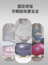 瑜伽健身球固定圈带拉力器瑜伽球固定底座平衡圈固定器花朵收纳