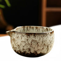 Diancha Whisking Bowl Song Period Influenced Matcha Whisking Handmade Ceramic Tea Bowl for Home Decor