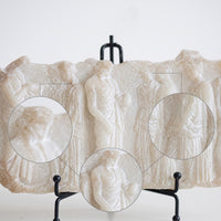 Decorative Sculpture with Stand Classical Statue with Base Carved for Homeowners
