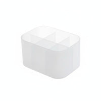 Multi-Compartment Vanity Tray Large Capacity Cosmetic Organizer Easy to Clean