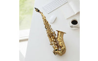 Curved    Saxophone Brass Saxophone with Bent Neck Woodwind for Home Playing