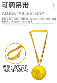Golf Swing Trainer for Maintaining Perfect Arm Triangle
