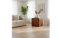 Solid Wood DIY Combination Cabinet Large Capacity Low Profile Media Console Minimalist Design Freestanding Storage Chest Retro Inspired for Entryway