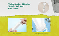 High Pressure Filtered Shower Head, Adjustable, Handheld