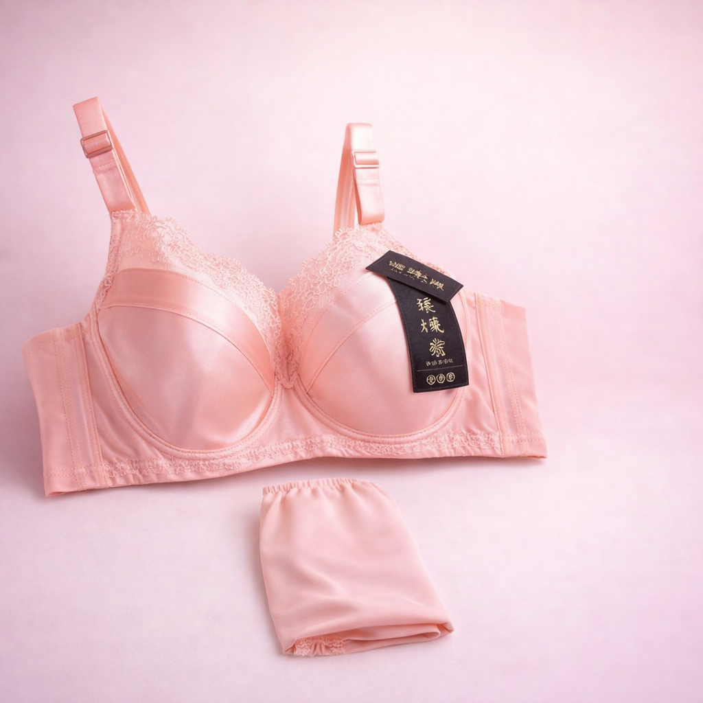 Lingerie Set with Full Coverage Bras for Women and Matching Underwear, Plus Size Support with Adjustable Straps for Everyday Wear