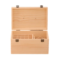 Essential Oil Box with Dividers Compartmented Essential Oil Storage Basic Box Bottle Holder for Collectors