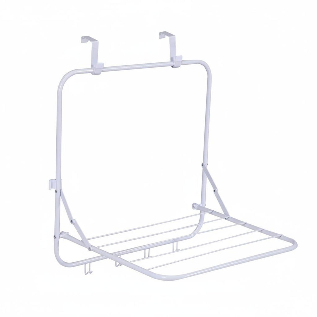 Over-the-Door Organizer Parallel Rods Door Hanging Storage Shelf Space-Saving