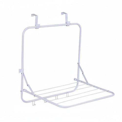 Over-the-Door Organizer Parallel Rods Door Hanging Storage Shelf Space-Saving