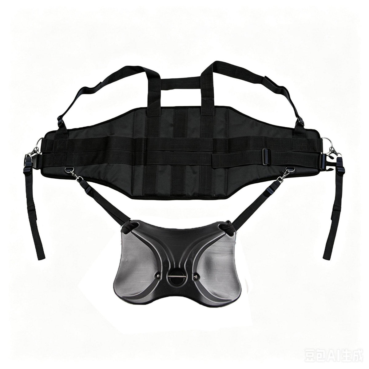Fishing Harness with Rod Holder Adjustable Fishing Belt with Rod Holder Padded Corrosion-Resistant for Fishermen