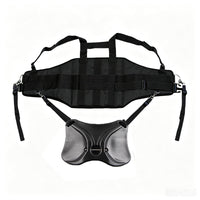 Fishing Harness with Rod Holder Adjustable Fishing Belt with Rod Holder Padded Corrosion-Resistant for Fishermen