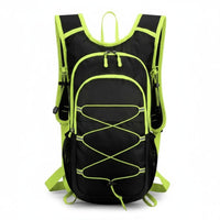 Multi-Pocket Design Cycling Backpack Multiple Pockets Hiking Daypack Reflective Strips Lightweight Sports Rucksack Leak-Proof for Hikers, Travel
