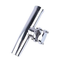 Stainless Steel Mount Rod Holder Safeguarding Rubber Insert Adjustable Boat Rod Holder Mirror Polished Finish Swivel Fishing Pole Mount Heavy Duty for Anglers, Yacht