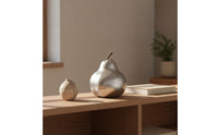 Pear Sculpture Modern Pear Ornament Nature-Influenced Fruit Ornament for Homeowners, Art Collectors, Entryway, Bookshelf