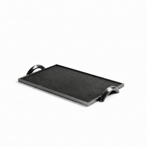 Decorative Tray Easy to Clearvelvet Tray Gold Finish Decor Accessory