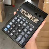 正品JOINUS众成牌8585-12双屏显示连加连减台式计算器财务计算机