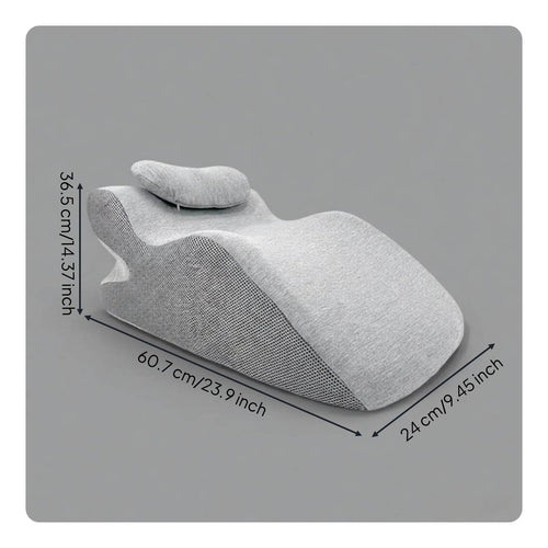 Ergonomic Prone Support Cushion Versatile Use Ergonomic Prone Pillow Bed Reading Backrest Cushion for Office Workers, Students