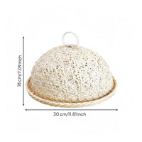 Bamboo Food Cover Tent Handmade Bamboo Food Dome for Dining Room