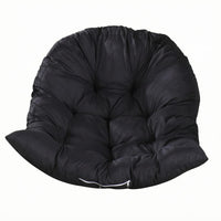 Quilted Hanging Chair Cushion Removable Enveloping Seat Cushion Outdoor Padded Chair Insert