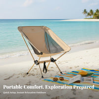 High-Back Moon Chair Stable Structure Collapsible High-Back Chair for Families