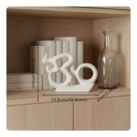 Nordic Design Cyclist Ornament High-Temperature Fired Ceramic Cyclist Statue Dynamic Motion Ceramic Cycle Statue for Cyclists, Living Room, Bookshelf
